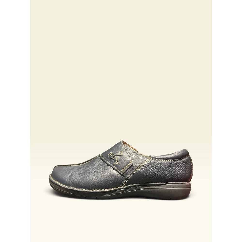 Clark Unstructured Slip On Shoe Blue Women's Size 8